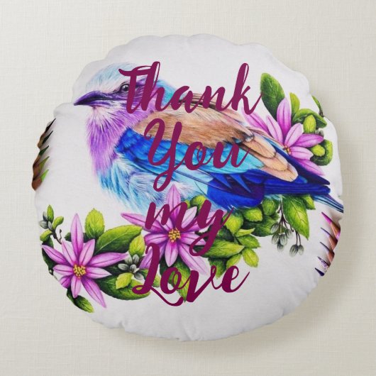 Rundkissen Rundes Kissen (Vorderseite)