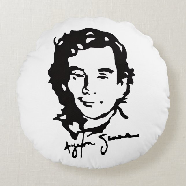 Rundkissen Rundes Kissen (Vorderseite)