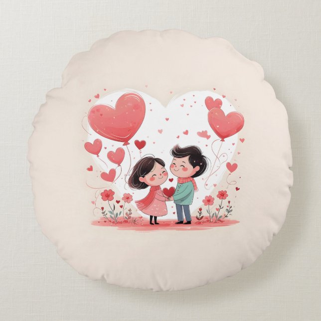 Rundkissen Rundes Kissen (Vorderseite)