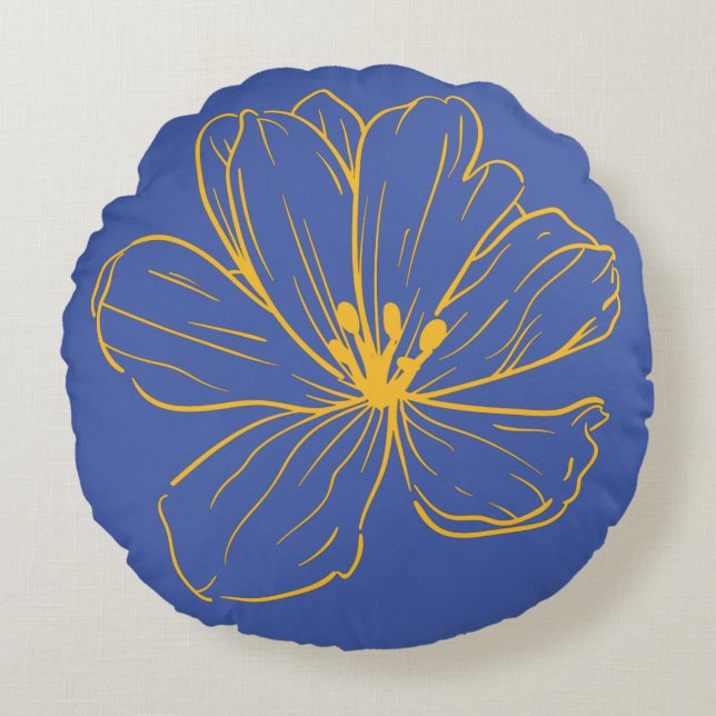 Rundkissen Rundes Kissen (Vorderseite)