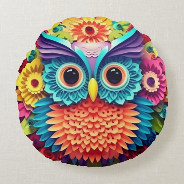 Rundkissen Rundes Kissen (Vorderseite)