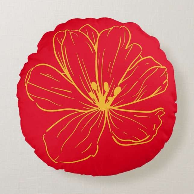 Rundkissen Rundes Kissen (Vorderseite)