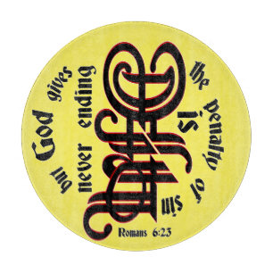 Rundkissen Schneidebrett