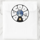 Rundkleber - Maßgeschneiderte Runder Aufkleber (Tasche)