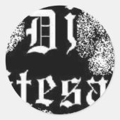 Rundkleber - Maßgeschneiderte Runder Aufkleber (Vorderseite)