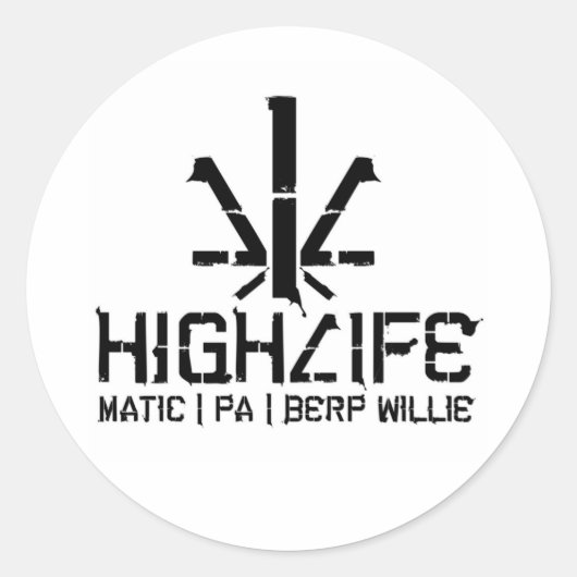 Rundkleber - Maßgeschneiderte Runder Aufkleber (Vorderseite)