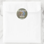 Rundkleber - Maßgeschneiderte Runder Aufkleber (Tasche)
