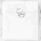 Rundkleber - Maßgeschneiderte Runder Aufkleber (Tasche)