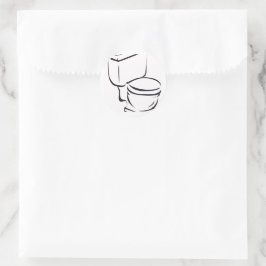 Rundkleber - Maßgeschneiderte Runder Aufkleber (Tasche)