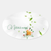 Rundkleber Ovaler Aufkleber (Vorderseite)