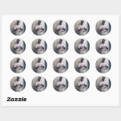 Rundkleber Runder Aufkleber (Blatt)