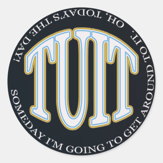 Rundkleber Runder Aufkleber (Vorderseite)