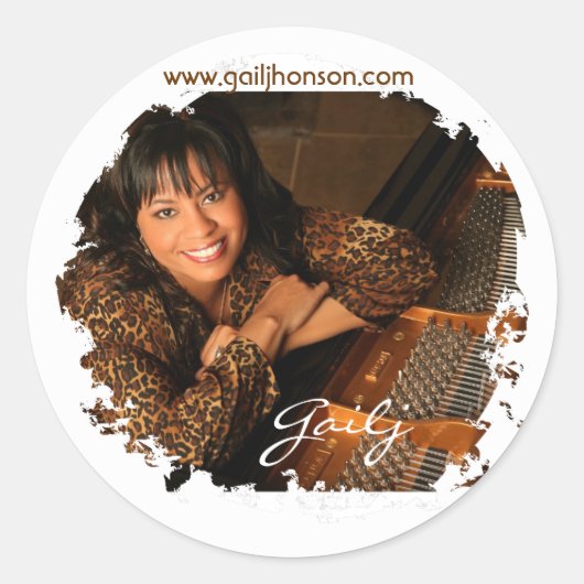 Rundkleber Runder Aufkleber (Vorderseite)