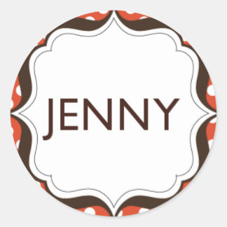 Rundkleber - vollständige Blutung Runder Aufkleber