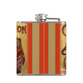 Rundkolben Flachmann (Rückseite)