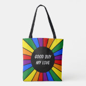 Rundläufe Rahmen Regenbogen + Rücken. Ideen Tasche (Rückseite)