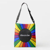 Rundläufe Rahmen Regenbogen + Rücken. Ideen Tragetaschen Mit Langen Trägern (Rückseite)