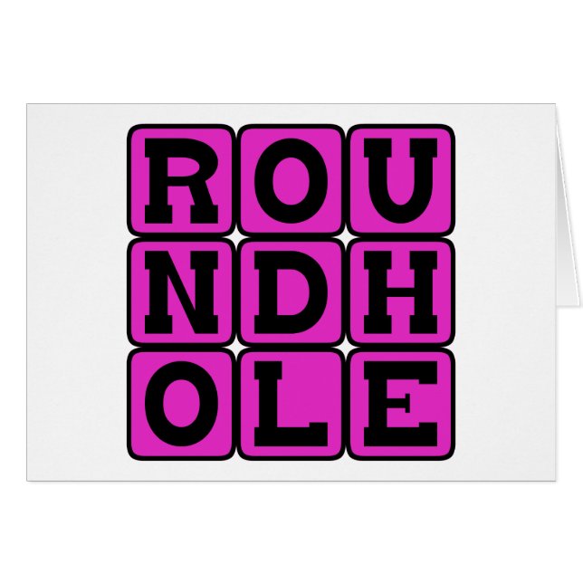 Rundloch, Square Peg (Vorderseite (Horizontal))