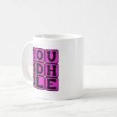 Rundloch, Square Peg Kaffeetasse (Vorderseite Links)