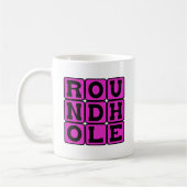 Rundloch, Square Peg Kaffeetasse (Links)