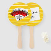 Rundlüfter für spanischen Lüfter Fächer (Vorne und Hinten)