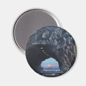 Rundmagnet "Tunnelvision" Magnet (Vorderseite/Rückseite)