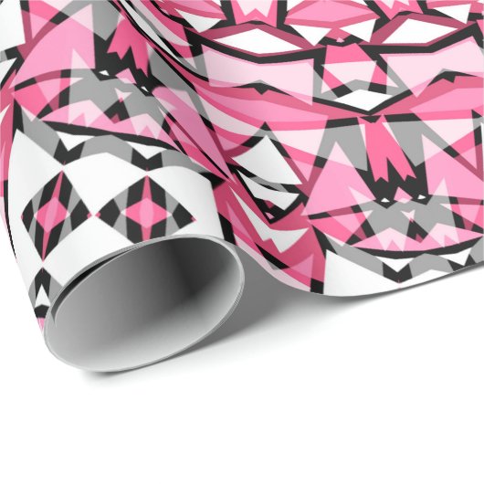 Rundmandala-Muster im Mosai-Stil aus Glas Geschenkpapier (Rolleneckpunkt)