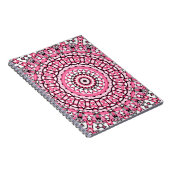 Rundmandala-Muster im Mosai-Stil aus Glas Notizblock (Rechte Seite)