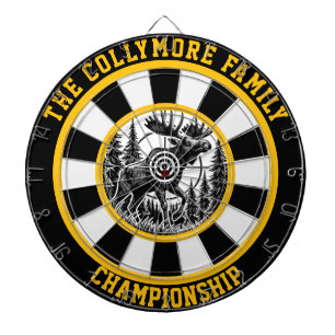 Rundmaul-Design Dartscheibe