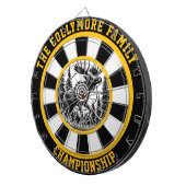 Rundmaul-Design Dartscheibe (Vorderseite rechts)