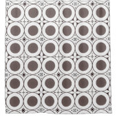 Rundmuster Duschvorhang (Vorderseite)