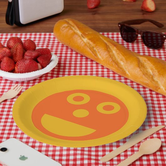 Rundpapierplatte Pappteller (Picknick)