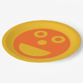 Rundpapierplatte Pappteller (Schrägansicht)