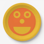 Rundpapierplatte Pappteller (Vorderseite)