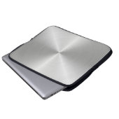 Rundplatten aus Eisen Laptopschutzhülle (Vorne Knopf)