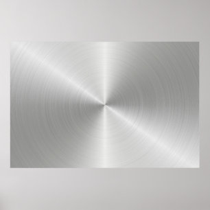 Rundplatten aus Eisen Poster