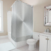 Rundplatten aus Metall Duschvorhang (Beispiel)