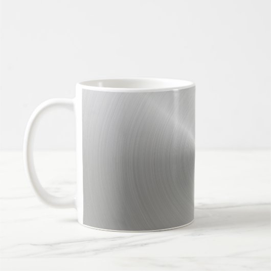 Rundplatten aus Metall Kaffeetasse (Links)