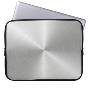 Rundplatten aus Metall Laptopschutzhülle