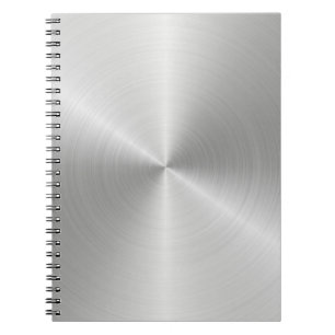 Rundplatten aus Metall Notizblock
