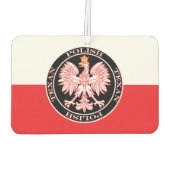 Rundpolnischer Adler Autolufterfrischer (Rückseite)