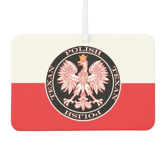 Rundpolnischer Adler Autolufterfrischer (Vorderseite)