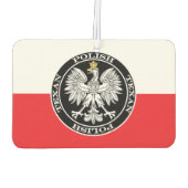 Rundpolnischer Adler Autolufterfrischer (Rückseite)