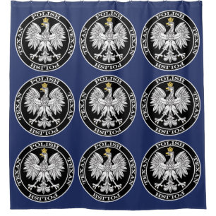 Rundpolnischer Adler Duschvorhang