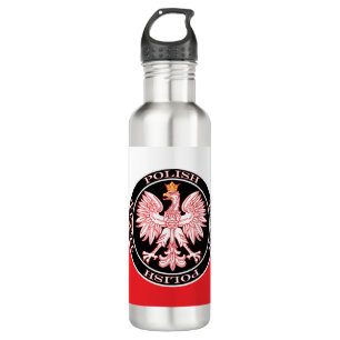 Rundpolnischer Adler Edelstahlflasche
