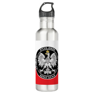 Rundpolnischer Adler Edelstahlflasche