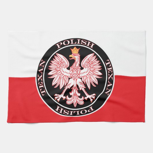 Rundpolnischer Adler Geschirrtuch (Horizontal)