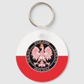 Rundpolnischer Adler Schlüsselanhänger (Vorderseite)