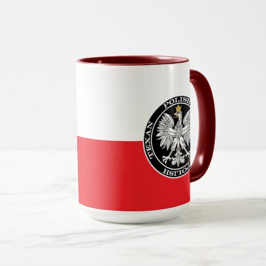 Rundpolnischer Adler Tasse (VorderseiteRechts)