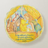 Rundpolster - Winnie the Pooh Rundes Kissen (Rückseite)